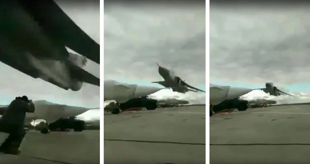 Su-24M: Η απίστευτη χαμηλή πτήση του μαχητικού της Ουκρανική Αεροπορίας (βίντεο)